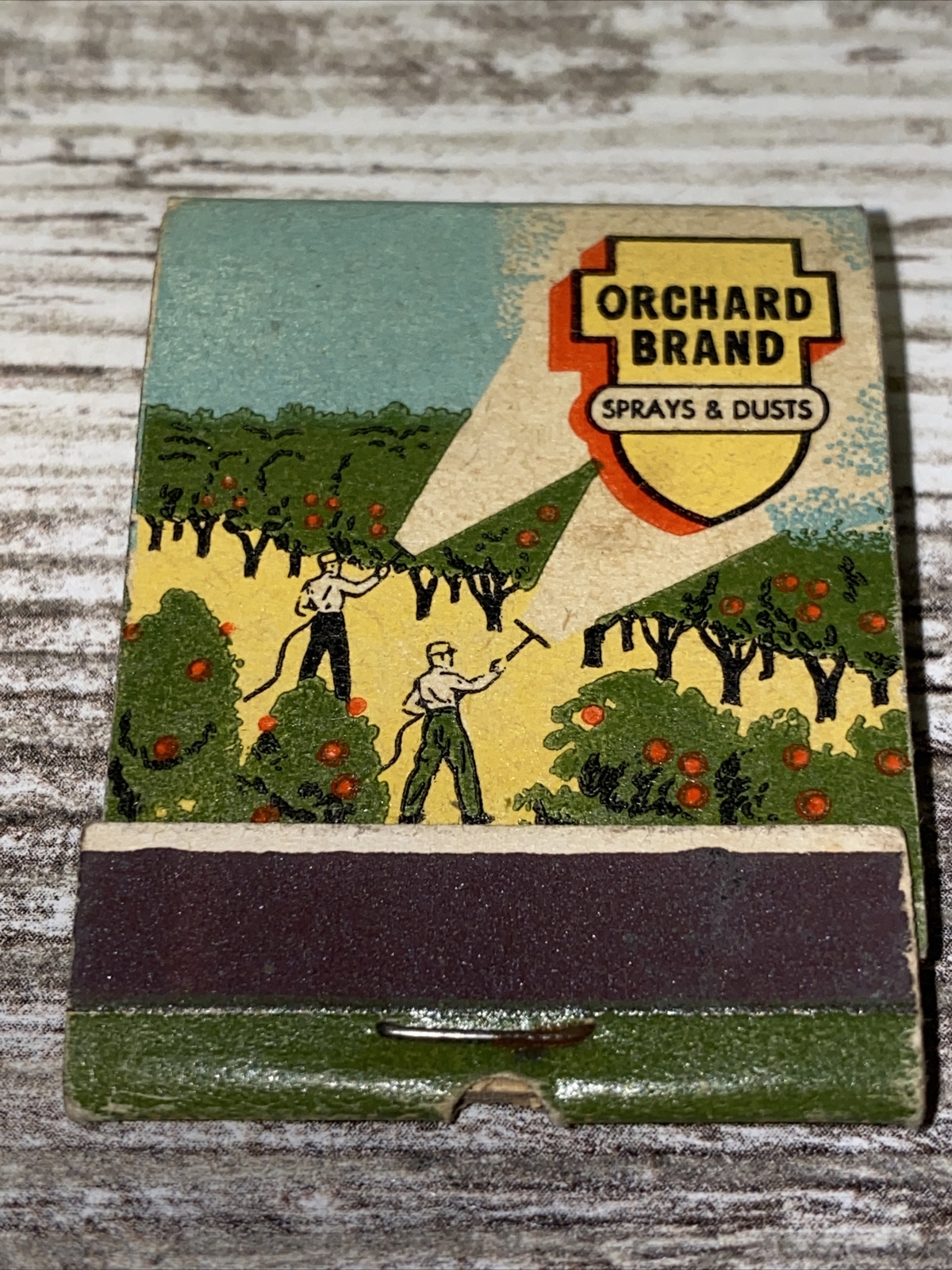 Vintage Orchard Brand Sprays & Dust Matchbook General Chemical Company