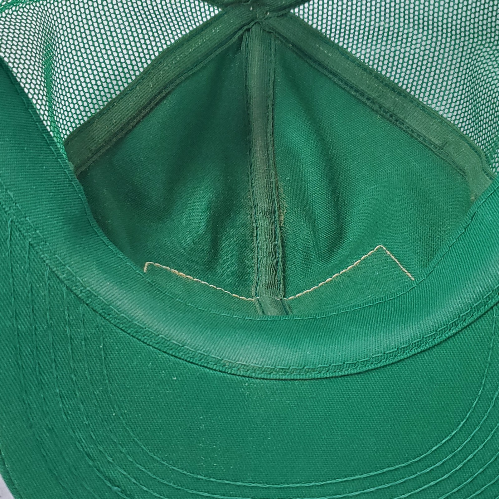 Vintage Eradicane Herbicide Patch Green Trucker Hat K-K Products Agriculture Ad