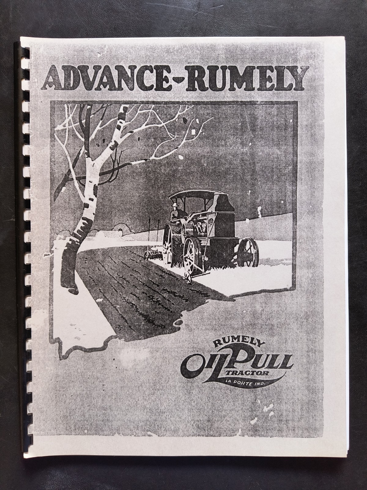Rumley Oil Pull Tractor Dealer Brochure Owners Manual Print Advertising Reprint