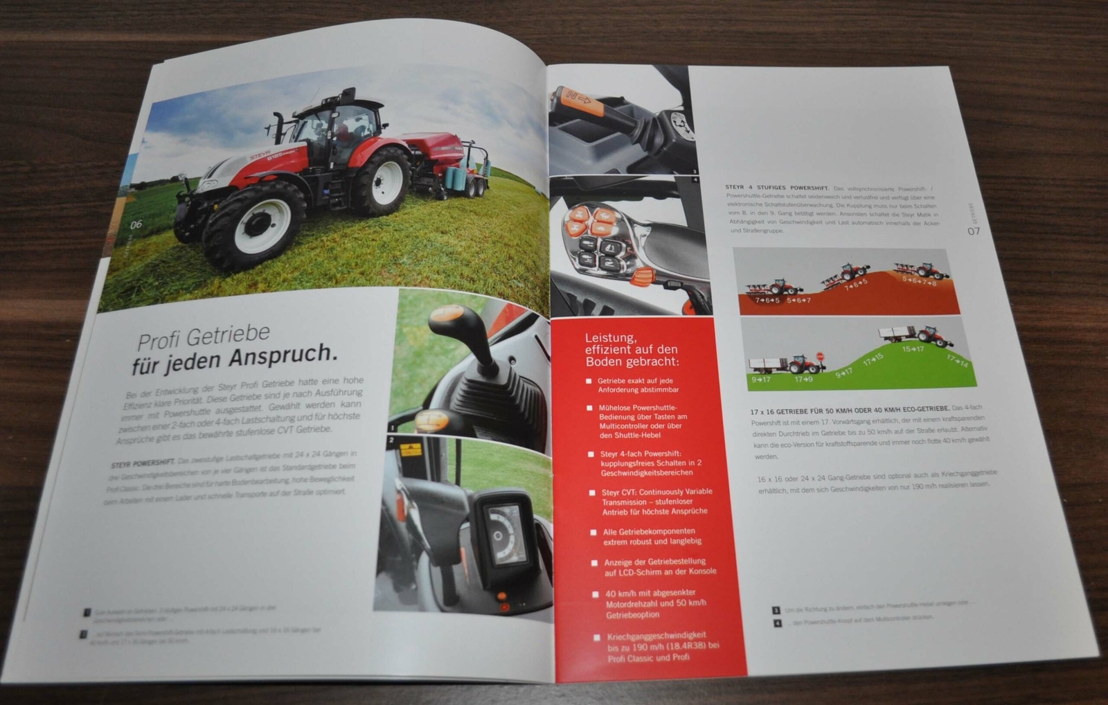Steyr Profi Serie 4000 6000 Brochure Prospekt