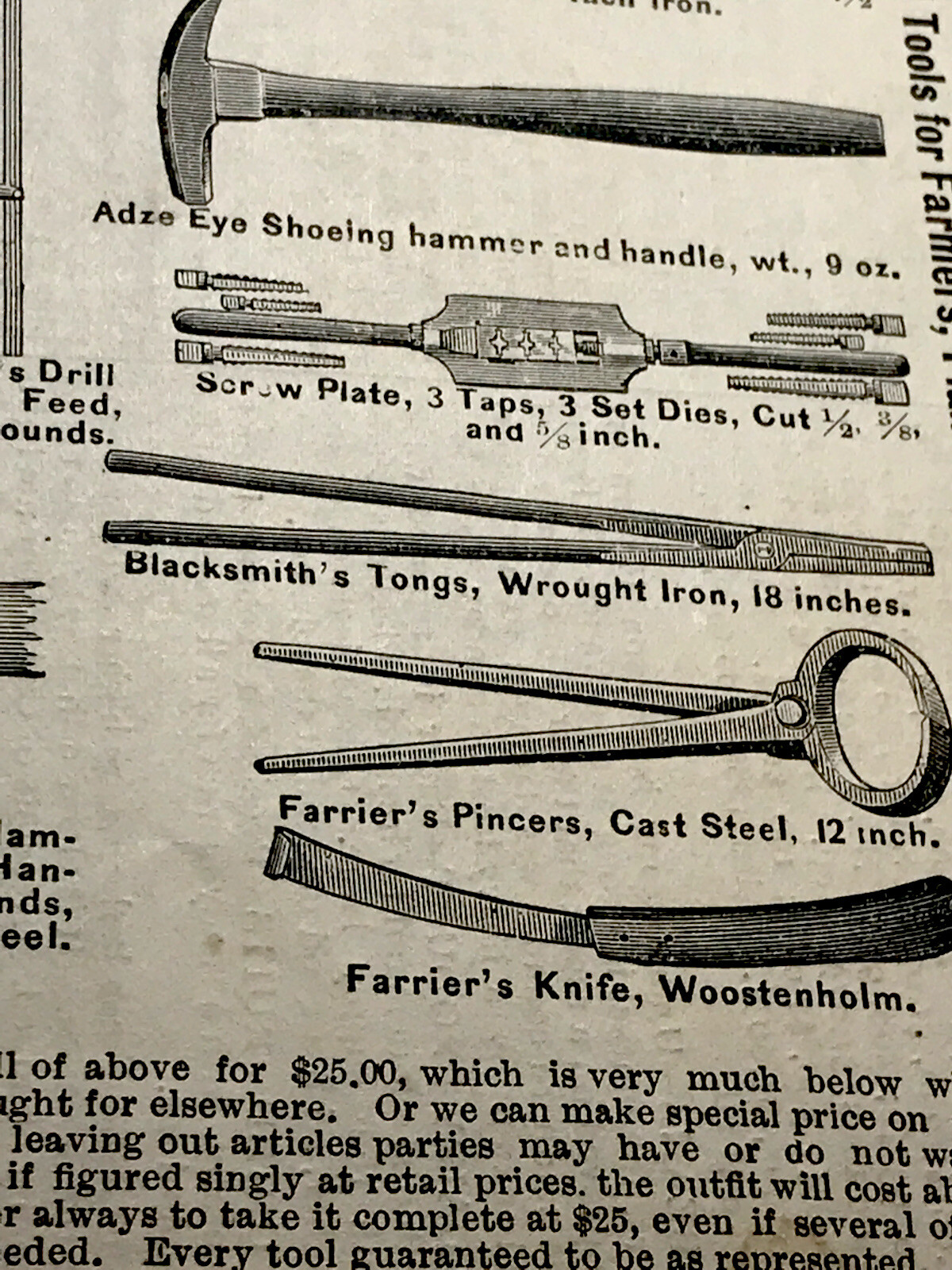1886 G.G. Wickson & Co. Blacksmith Farm Advertising – San Francisco – California