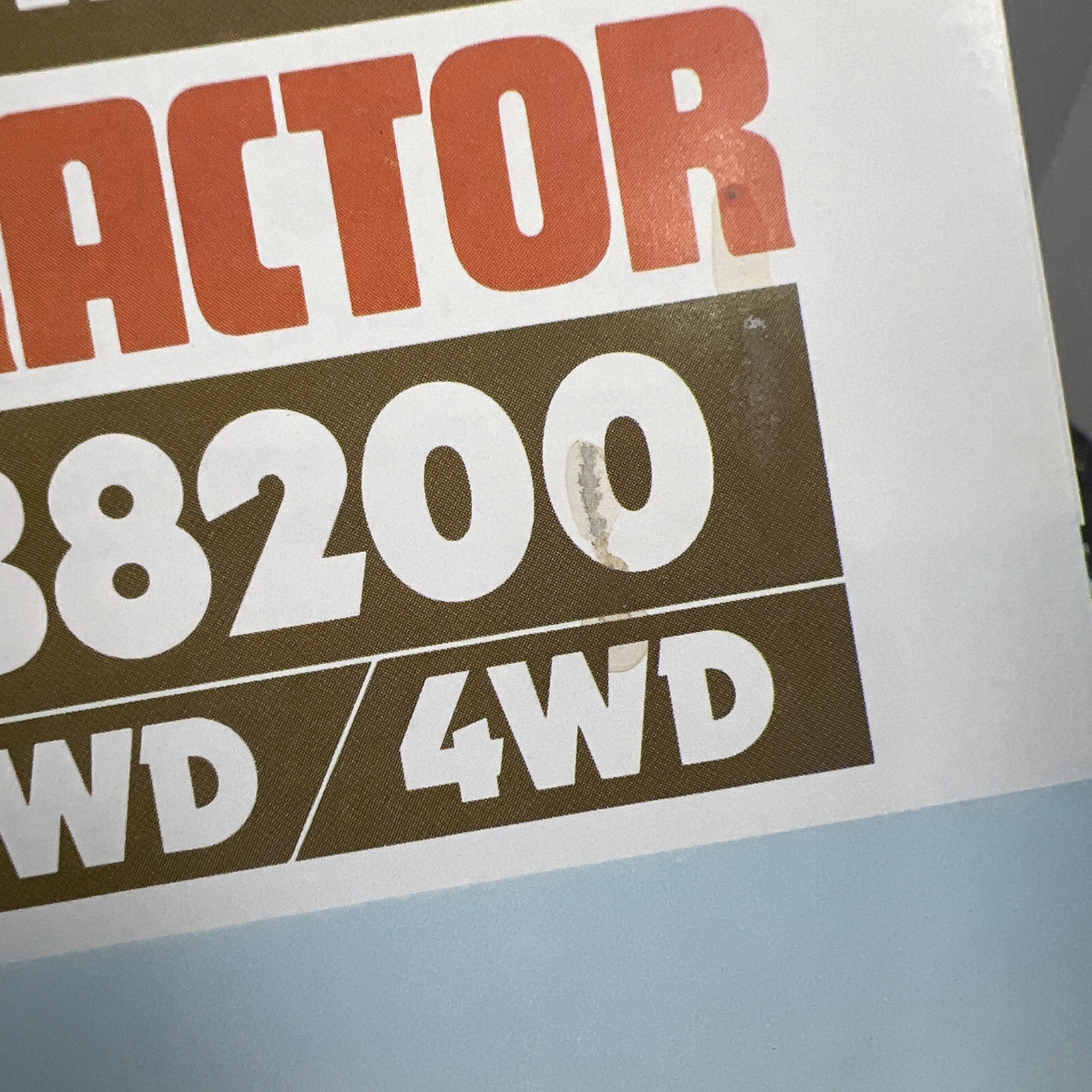 Original Kubota Diesel Tractor B8200 2WD/4WD Brochure – Sticker Damage Read