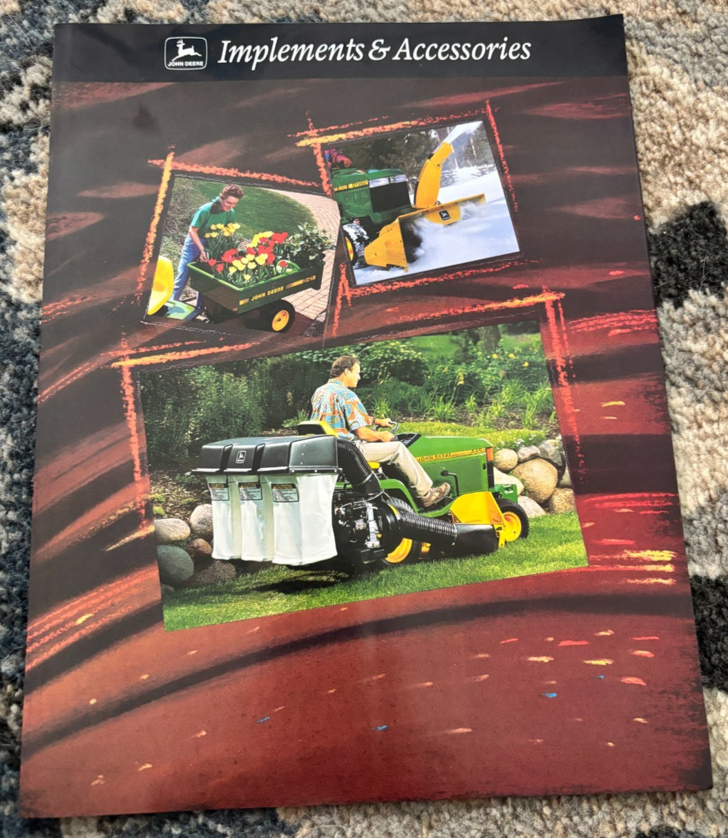 John Deere Lawn & Garden Implements & Accessories For 1994 Brochure DCPA26