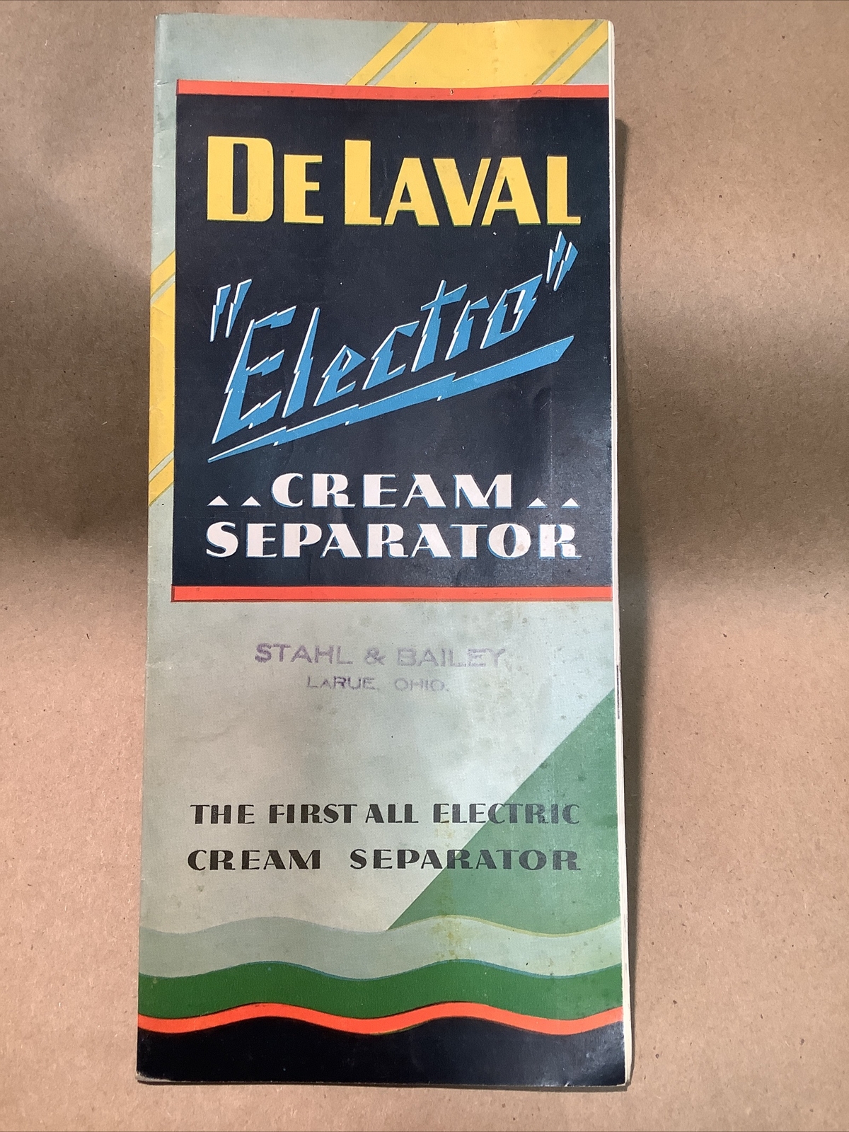 1930s Electro Brochure De Laval Separator INV-P0885