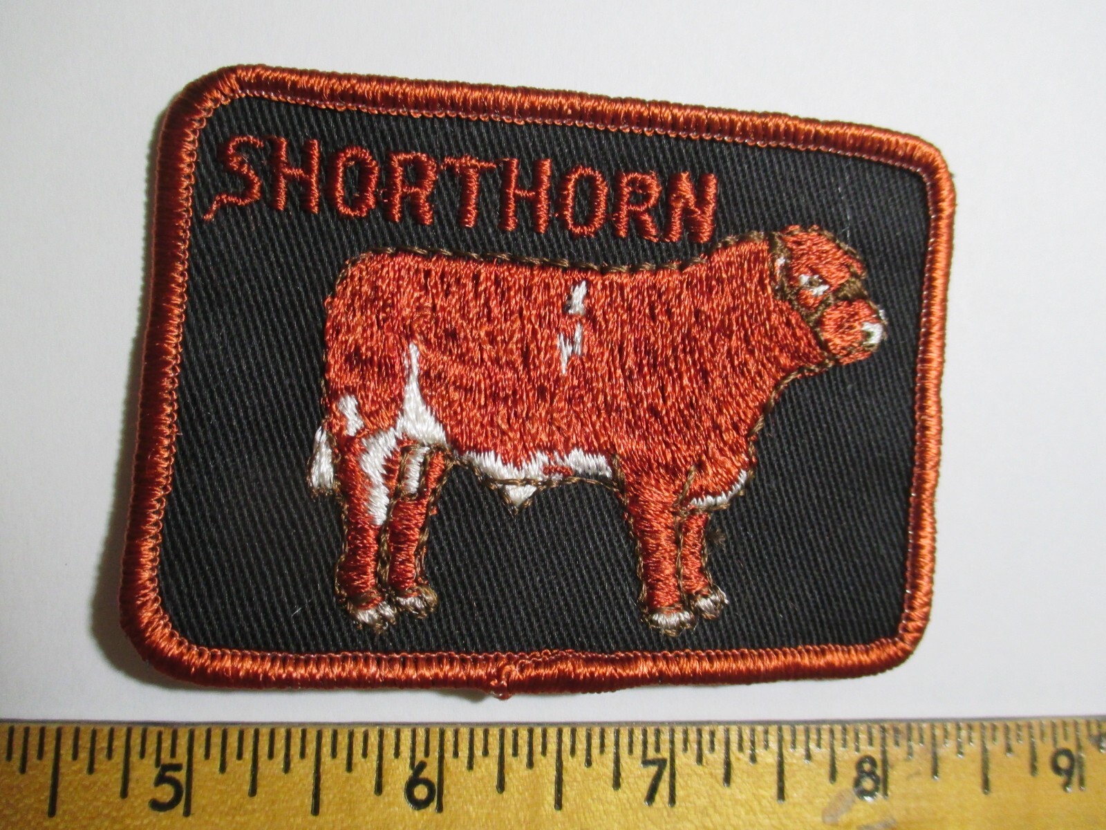 Cow Patch Shorthorn Agricultural Farming Animals Weed & Feed NOS Vintage 70&rsquo;s