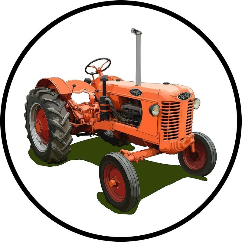 Brockway Farm Tractor NEW Sign: 14&Prime; Dia. Round USA STEEL