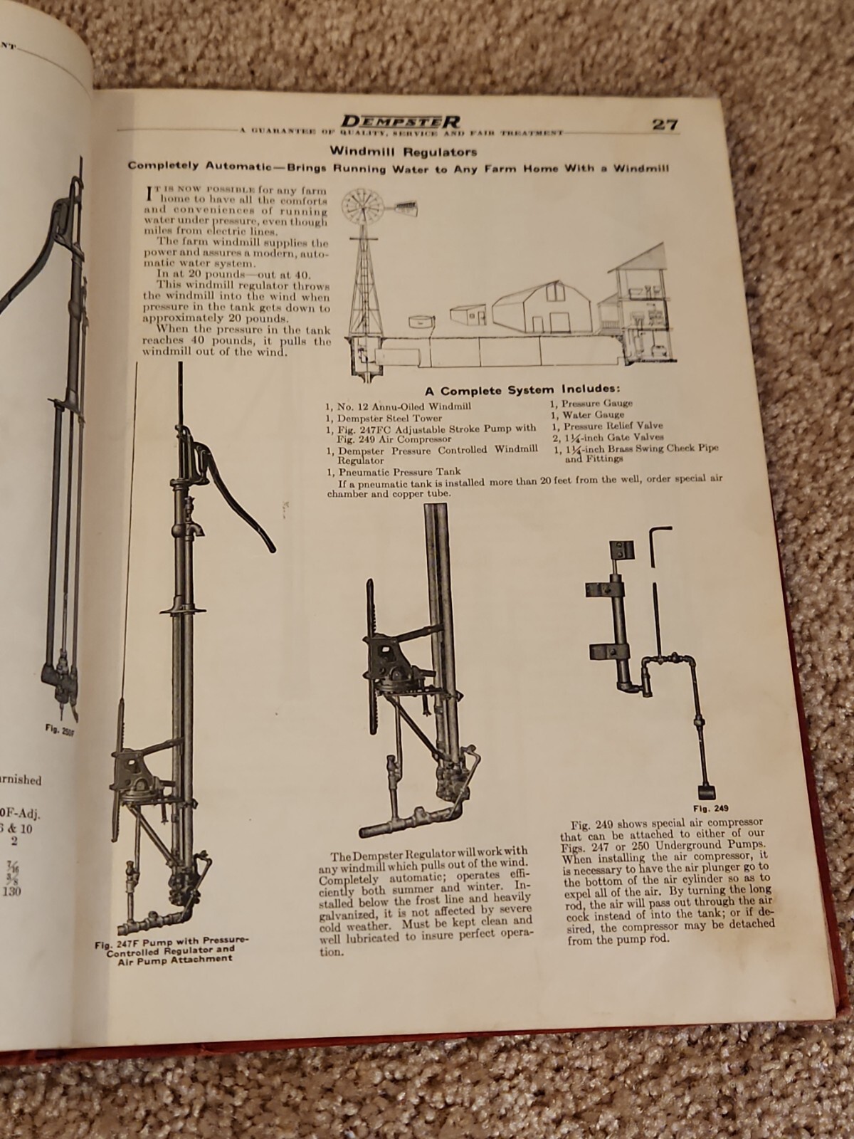 Dempster Mill Catalog 14 1938 Windmill Pump Tank Engines Beatrice NE