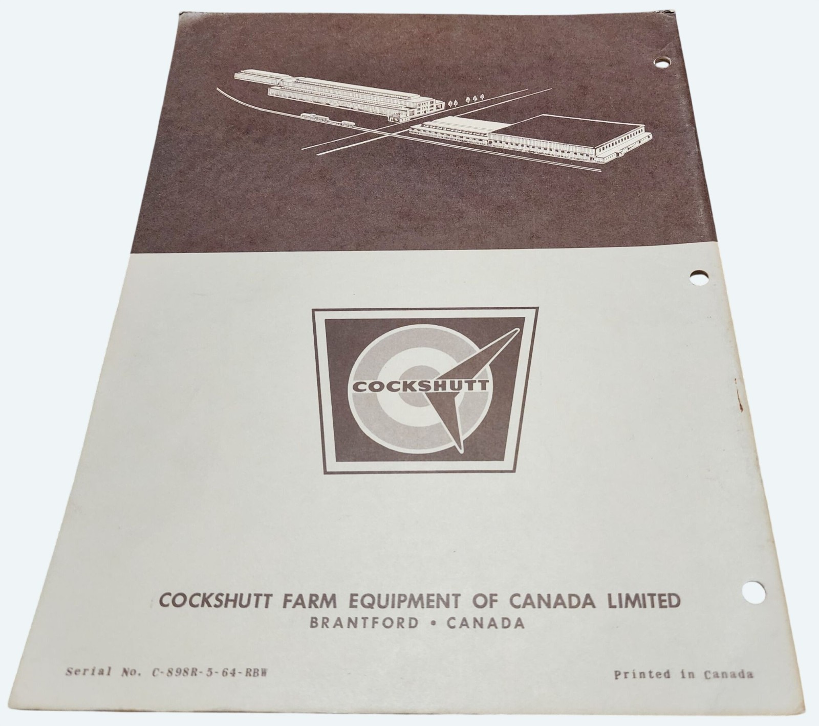 Vtg 1964 Cockshutt 280 Rear Mounted Tractor Plow Owner Manual Maintenance Parts