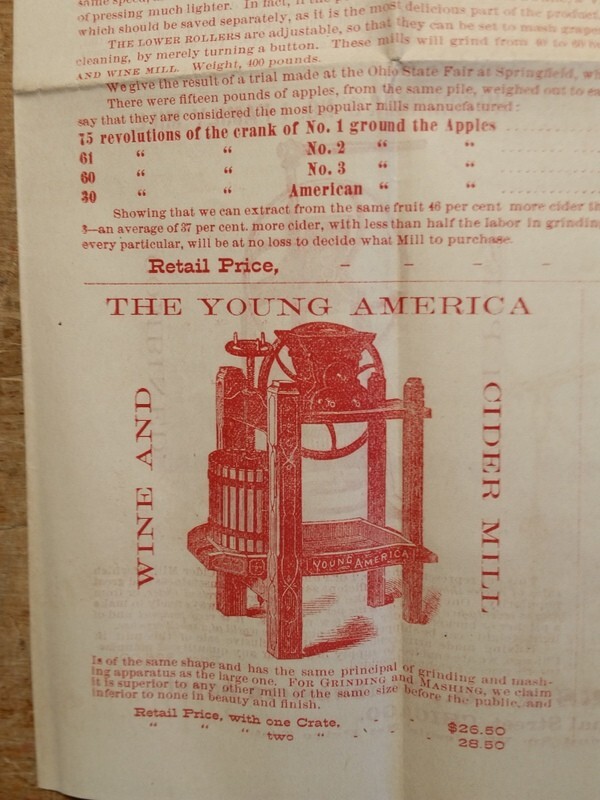 c1870 W.H. Banks Trade Circular Wine & Cider Mills Advertising Pamphlet Chicago
