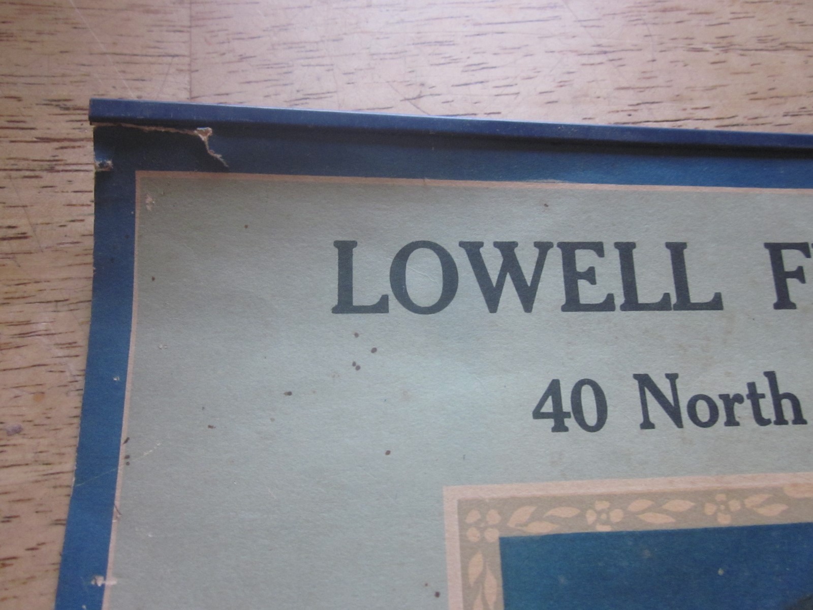 1929 Lowell Fertilizer Company Calendar Boston, MA baby & lamb
