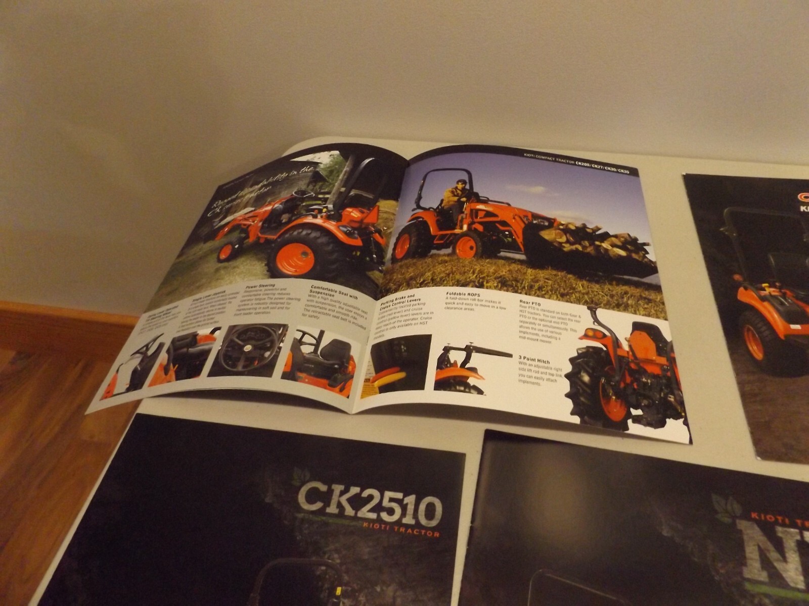 9-pc. KIOTI COMPACT, SUB-COMPACT, UTILITY TRACTORS, 2013-2014
