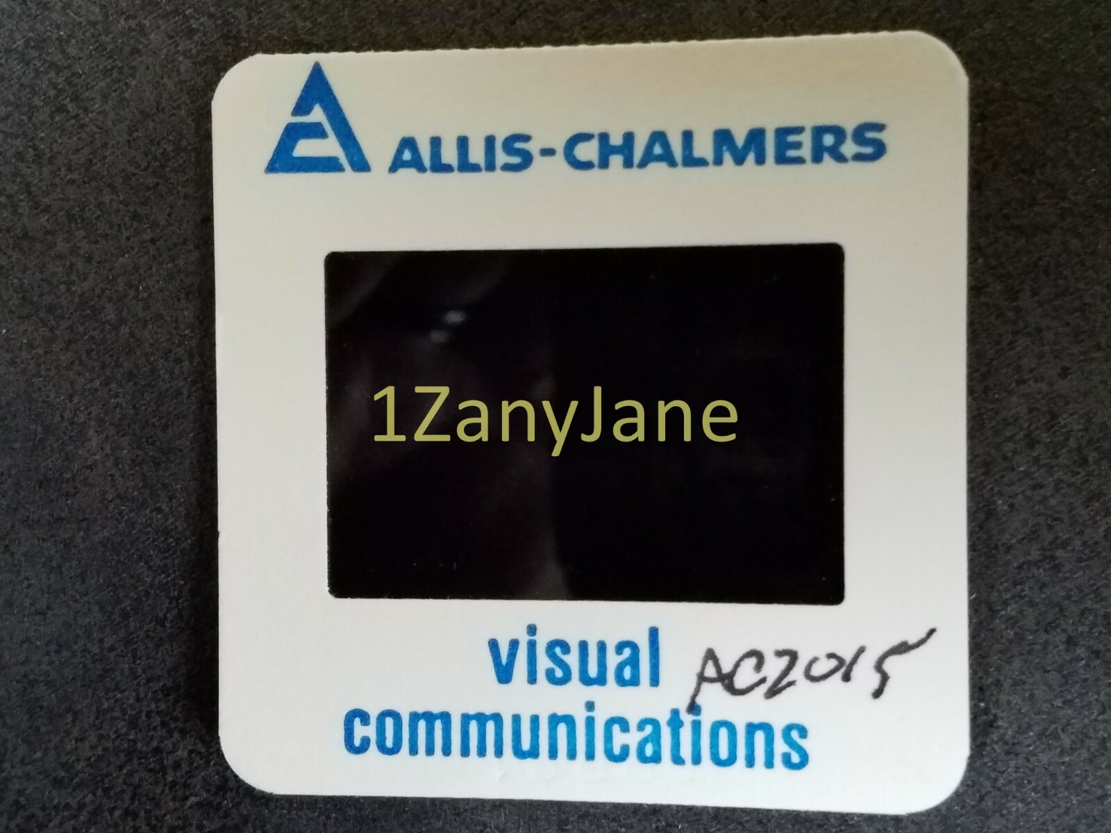 AC2015 35mm Slide of an Allis-Chalmers from MEDIA ARCHIVES LAWN TRACTOR CATCHER