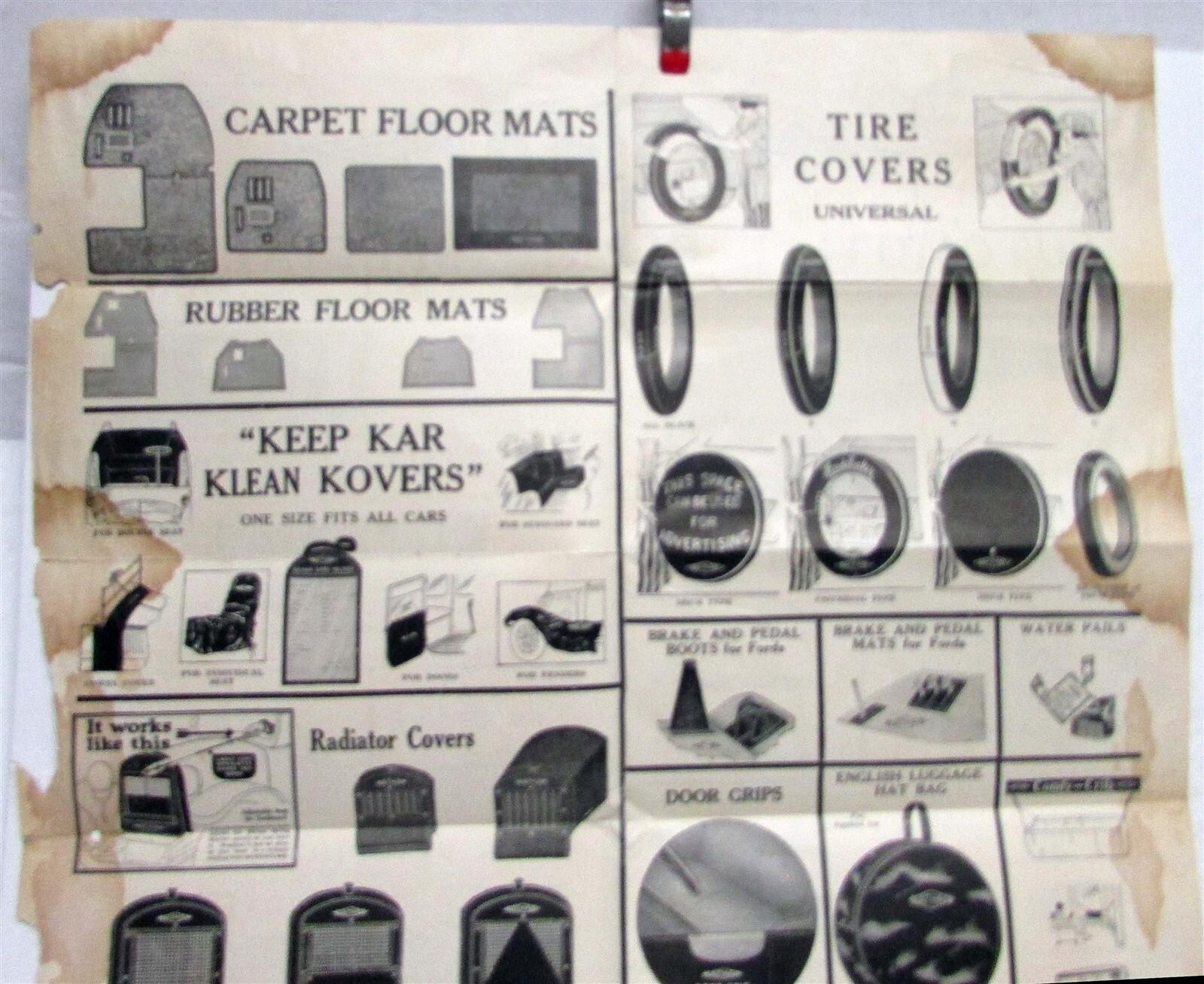 1910s Nathan Novelty Automotive Fabric Specialties Tops Straps Slip Cover poster