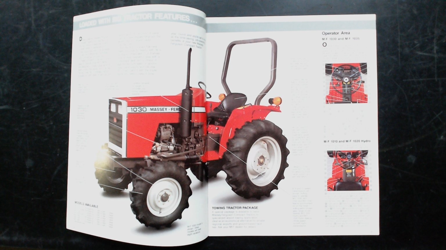 Massey-Ferguson Compact Tractors and Implements Brochure Vintage