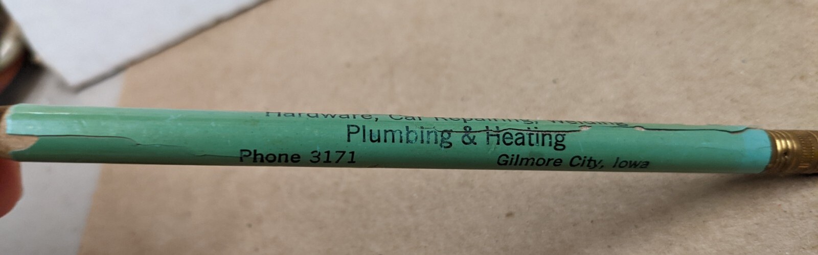 Vintage Mess & Goodrich Phn 3171 Gilmore City Iowa IA Pencil Farm Implements +