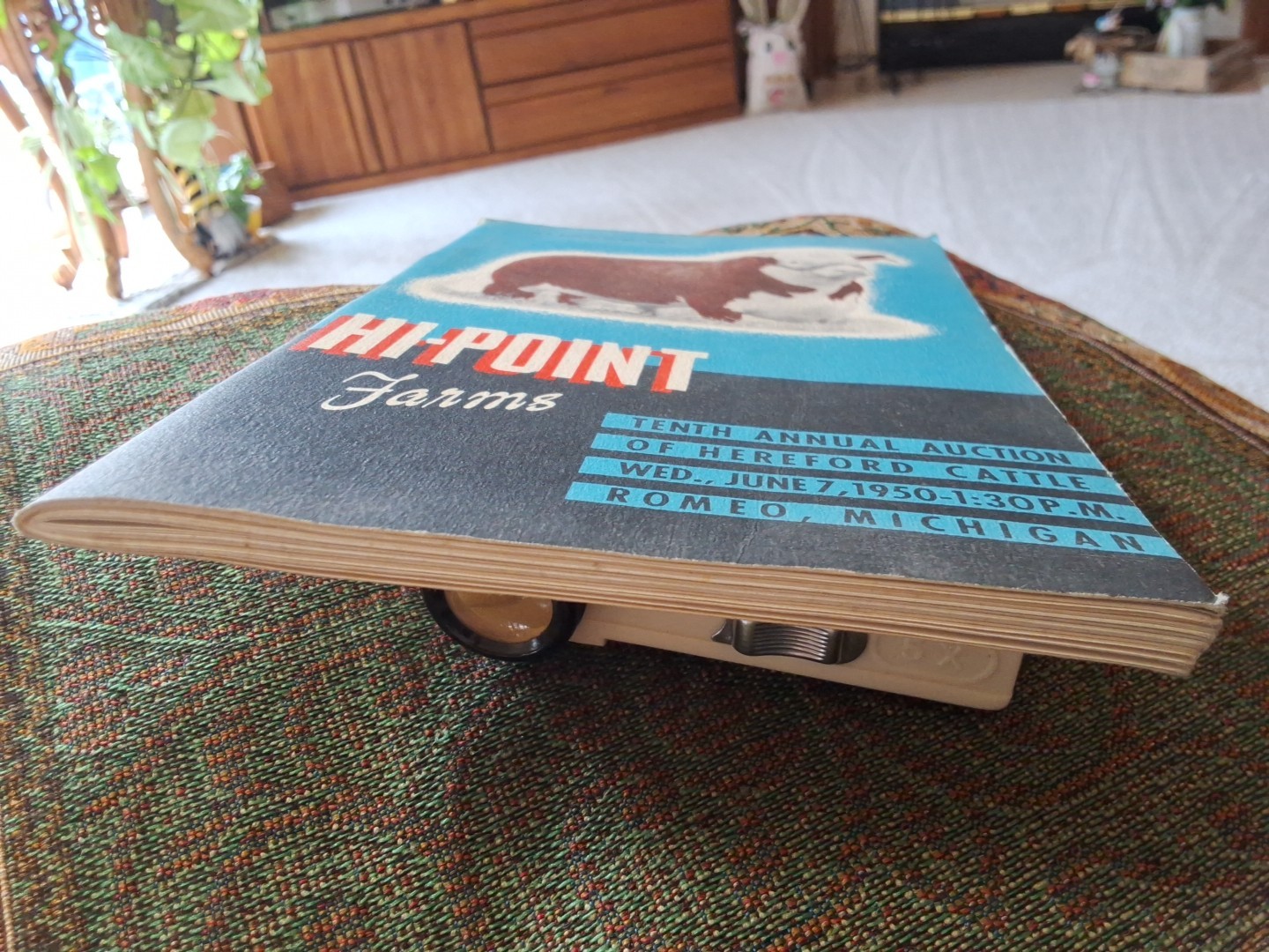 Pair 2 Vintage Hi-Point Farms Tenth Annual Auction Catalogs Romeo Michigan
