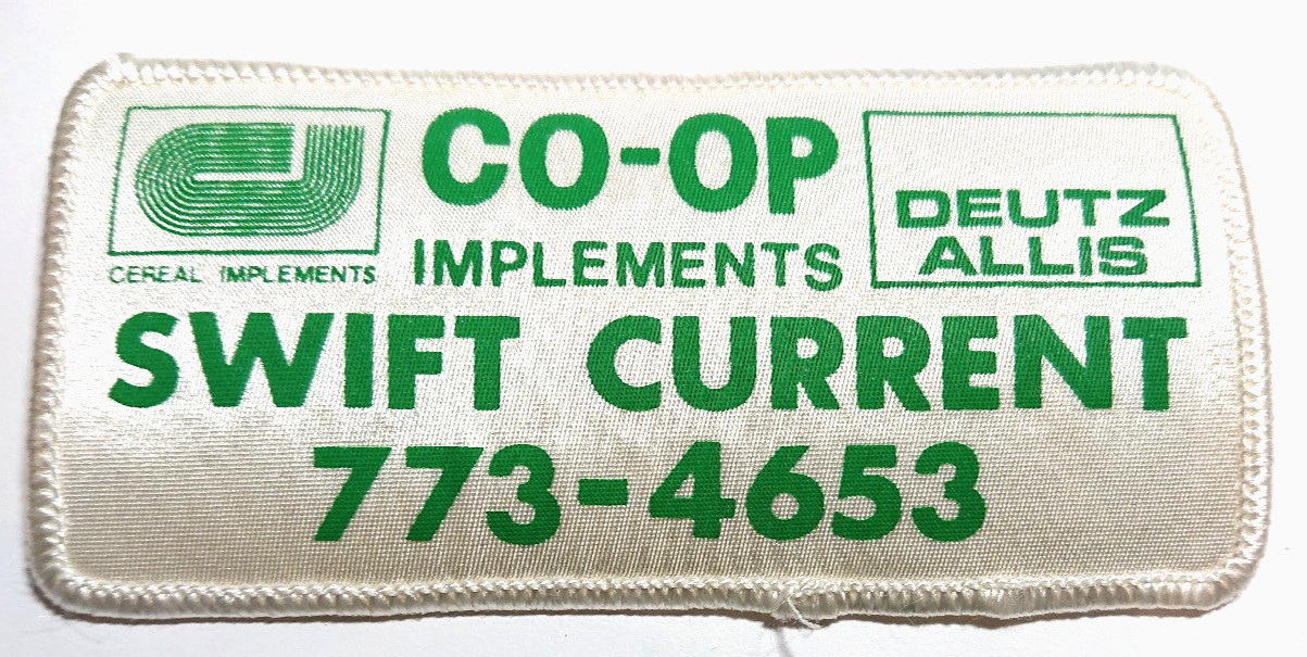 Vintage CO-OP Implements Swift Current Saskatchewan Patch Badge Crest