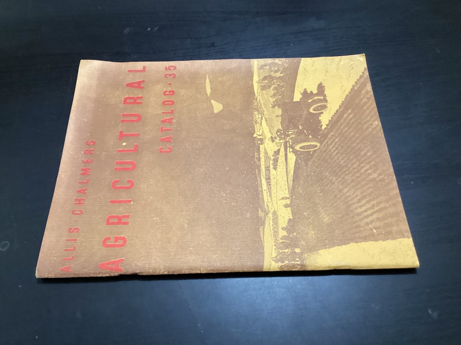 VINTAGE ALLIS CHALMERS #35 TRACTOR EQUIPMENT CATALOG BROCHURE