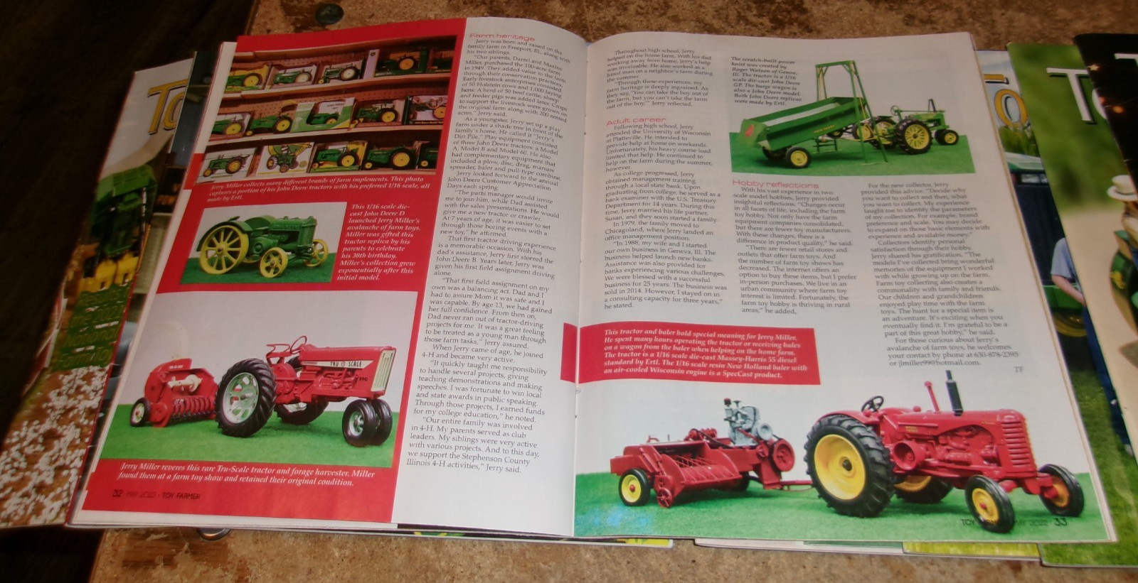 2022 january-december toy farmer magazines in nice shape used