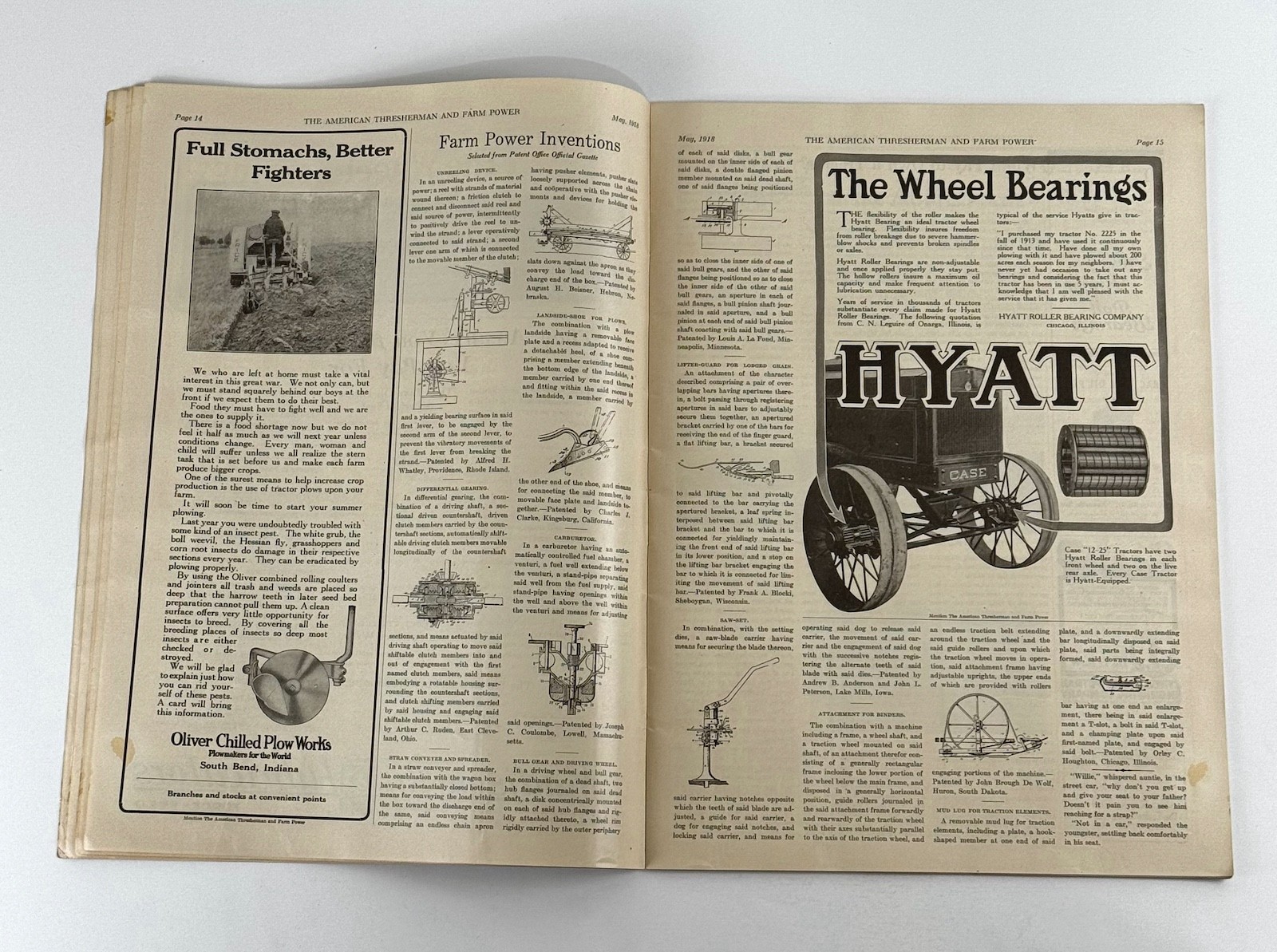 The American Thresherman & Farm Power MAGAZINE May 1918 MADISON, WIS.