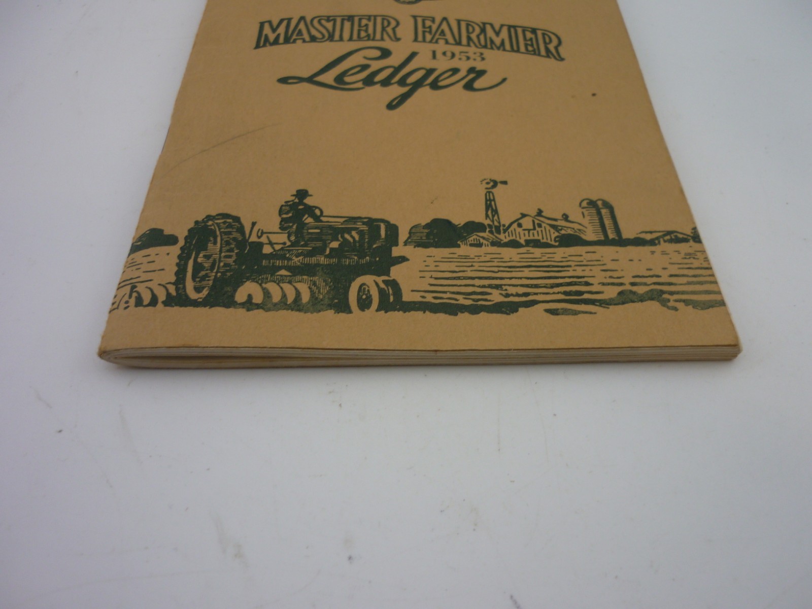 1953 Master Farmer Ledger Rain Hail Insurance Bureau Farm Record Book