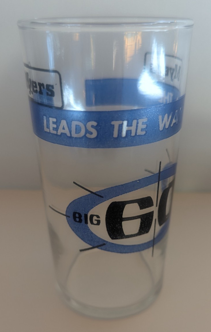 Vintage F.E. Myers Promotional Drinking Glass 1959-1960 Ashland, Ohio