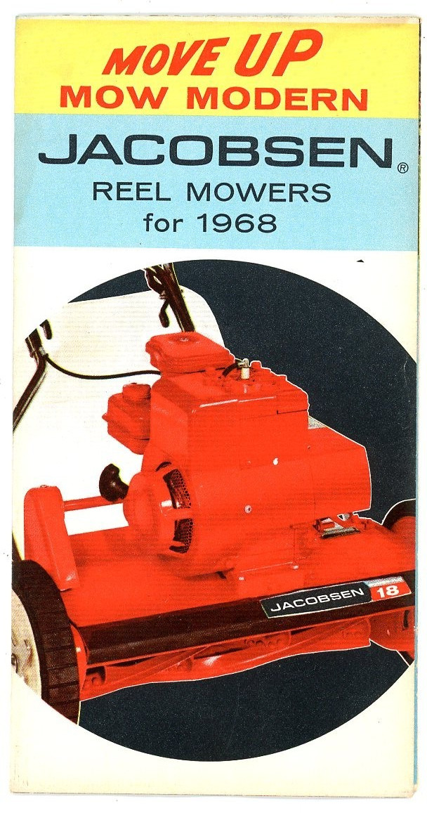 Jacobsen Reel Mowers 1968 Lawn Prince Manor Estate 26 brochure Jacobsen Man&rsquo;f