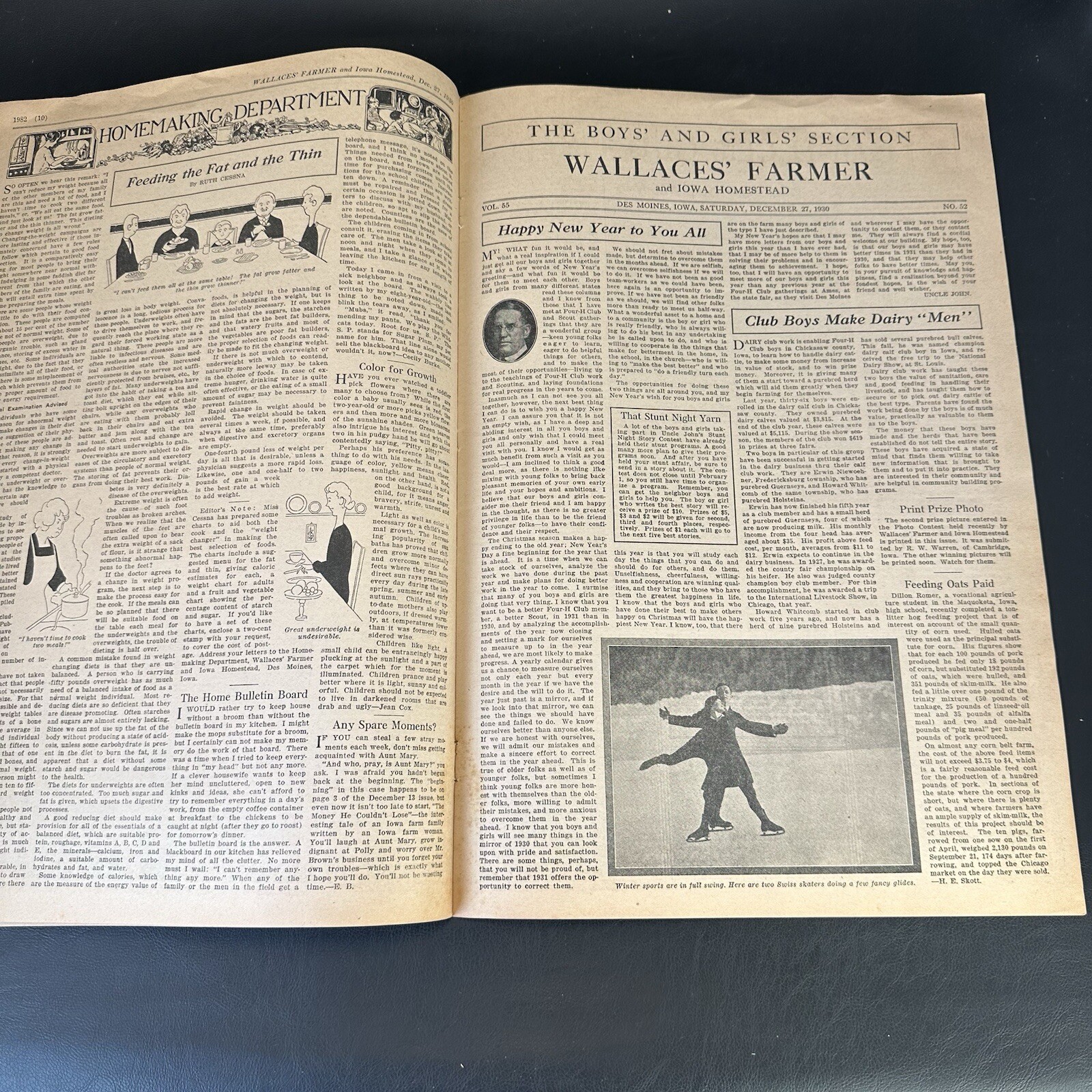 1930 WALLACES’ FARMER & IOWA HOMESTEAD Newspaper Magazine, Des Moines – Great!