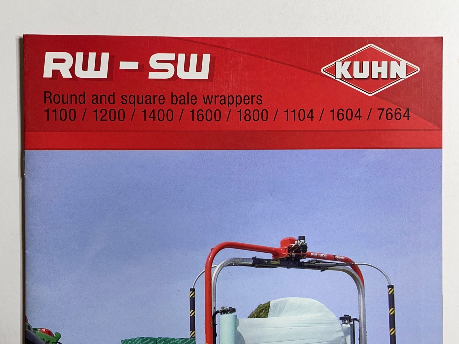 Kuhn Round and Square Bale Wrappers Sales Brochure *Showroom Booklet*