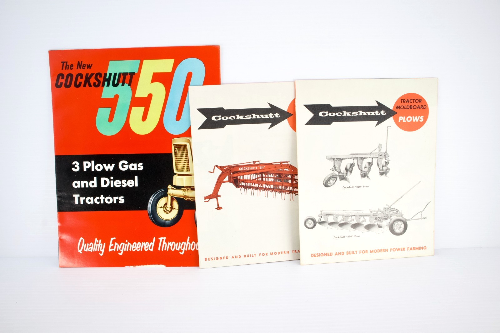 Vintage Cockshutt Tractor Sales Brochures Lot of 3