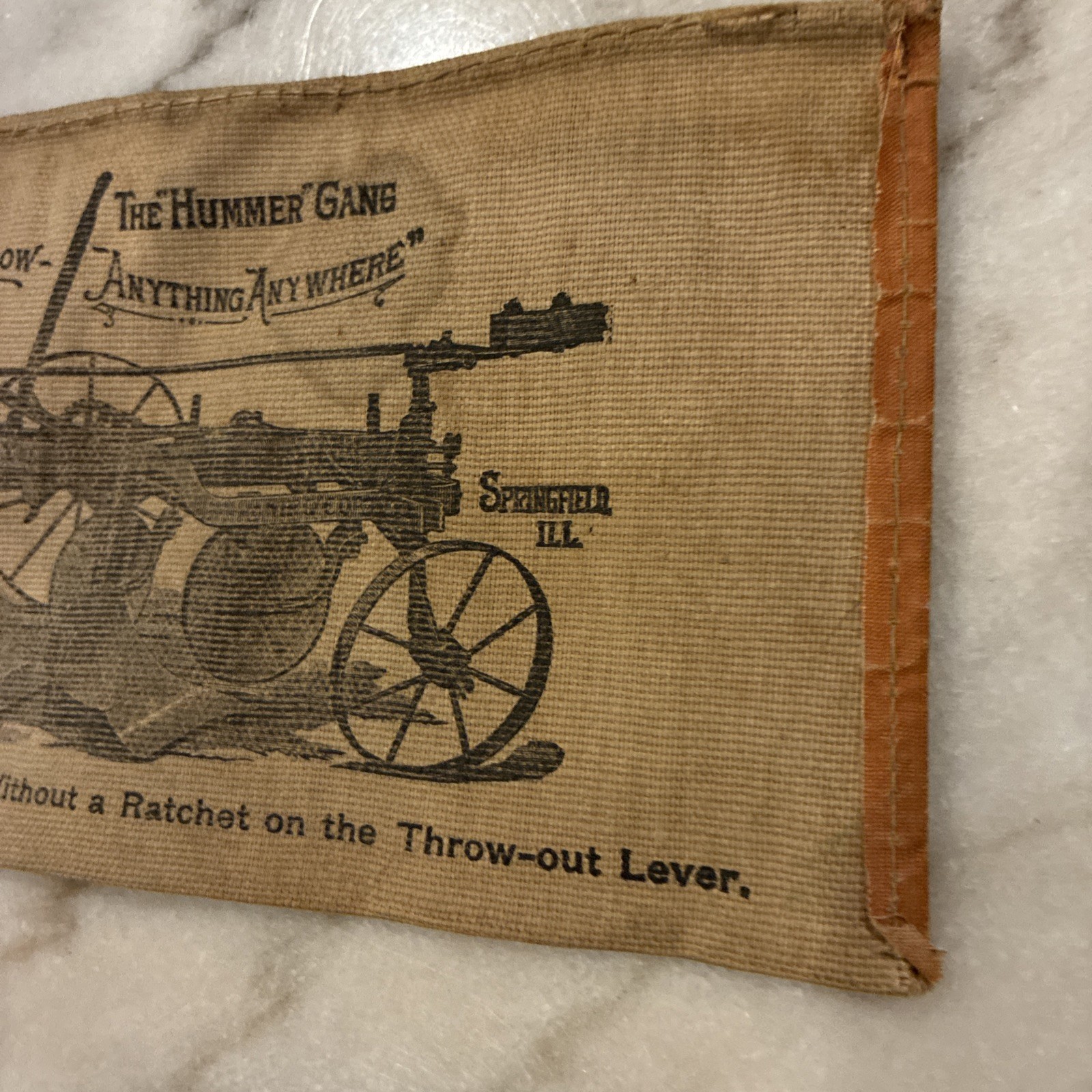 Antique Vintage SATTLEY MANUFACTURING ADVERTISING POUCH WITH 1898 CALENDAR