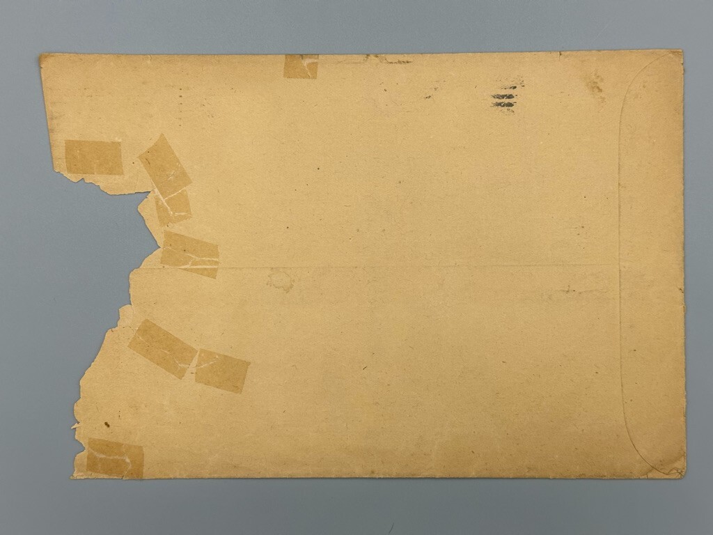 1902 AMES PLOW Antique FARM Illustrated Advertising POSTAL COVER Large Envelope