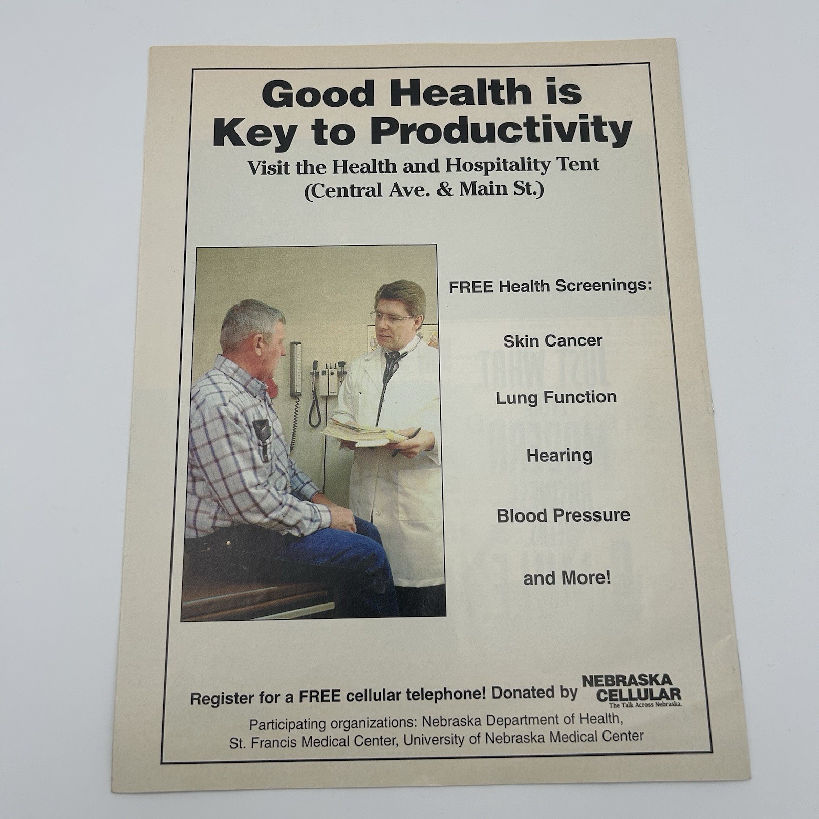 1995 Official Program Brochure for Husker Harvest Days Nebraska Farm Show