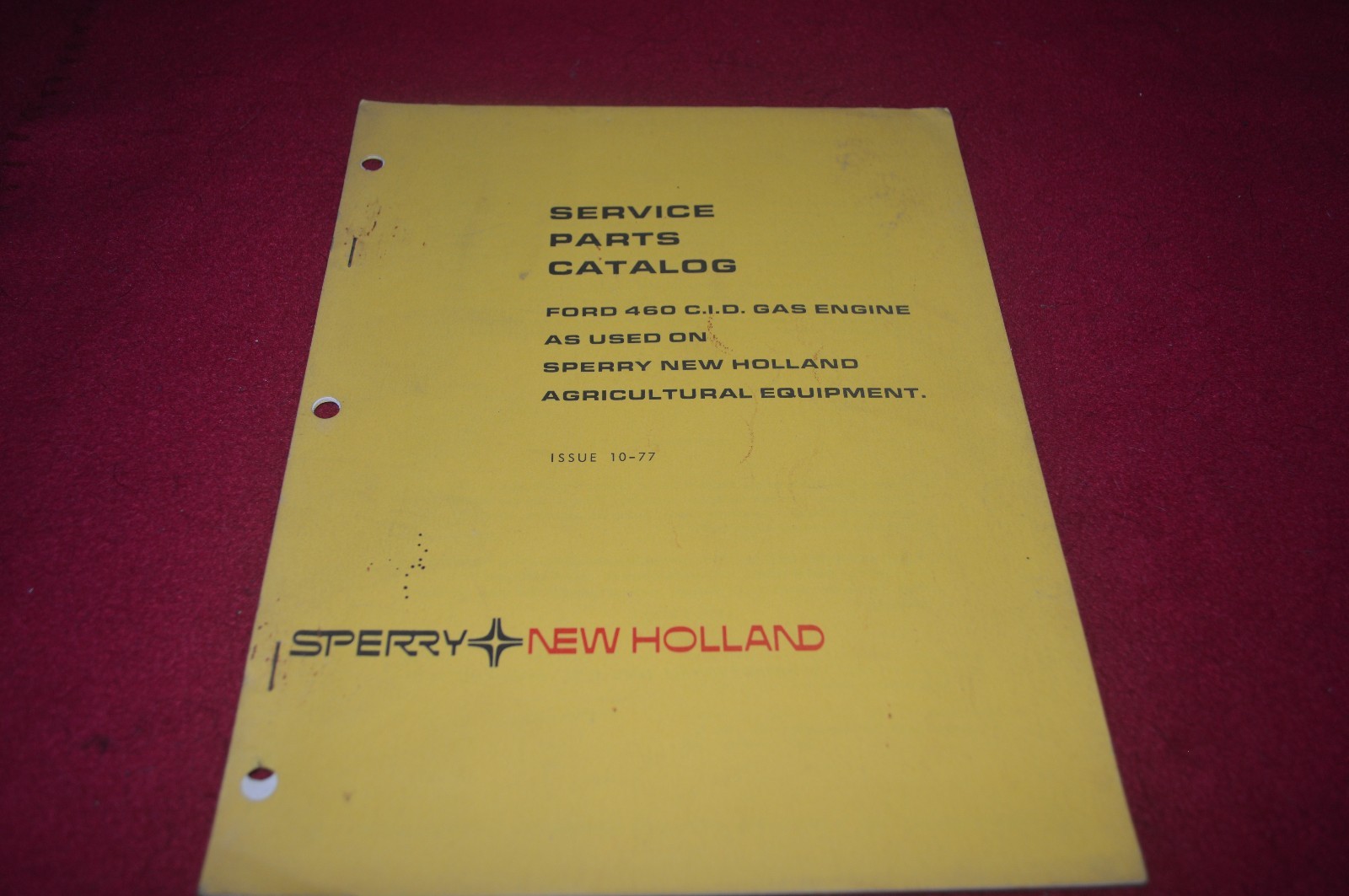 New Holland 460 Ford Gas Engine Dealer&rsquo;s Parts Book DCPA6