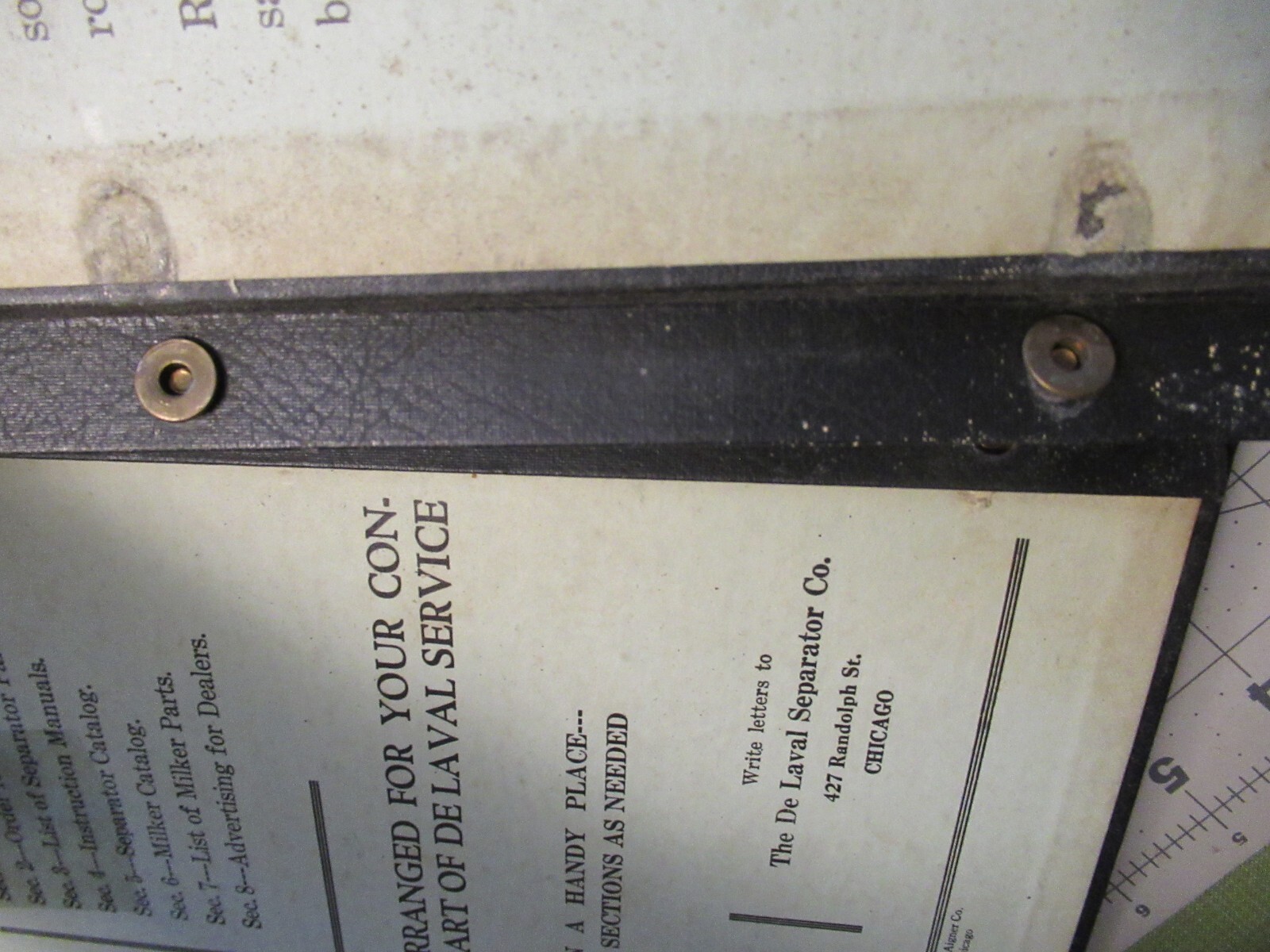 Empty Delaval Binder Folder
