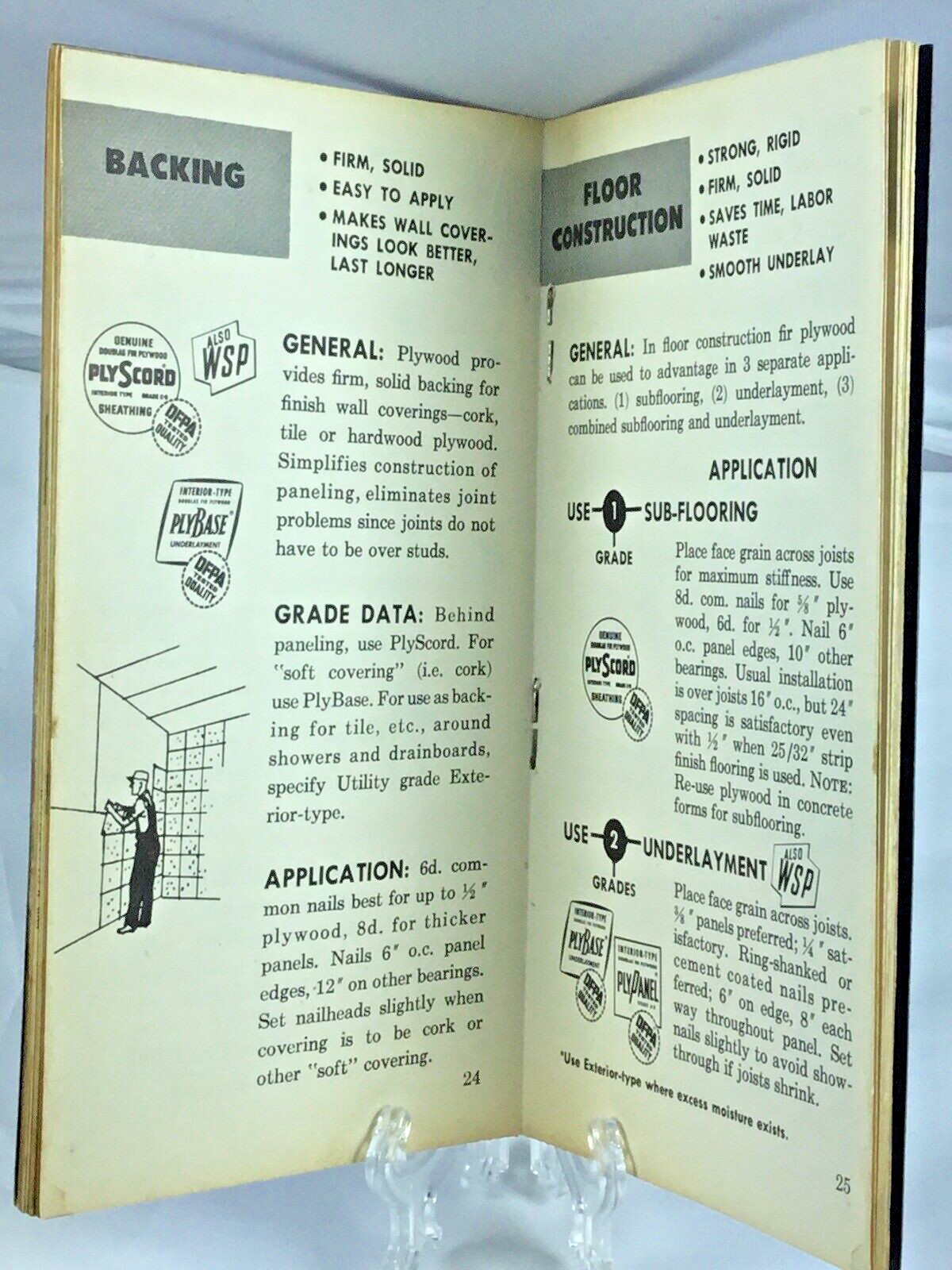 1955 Fir Plywood Facts Booklet Golden Jubilee Helping America Build Better