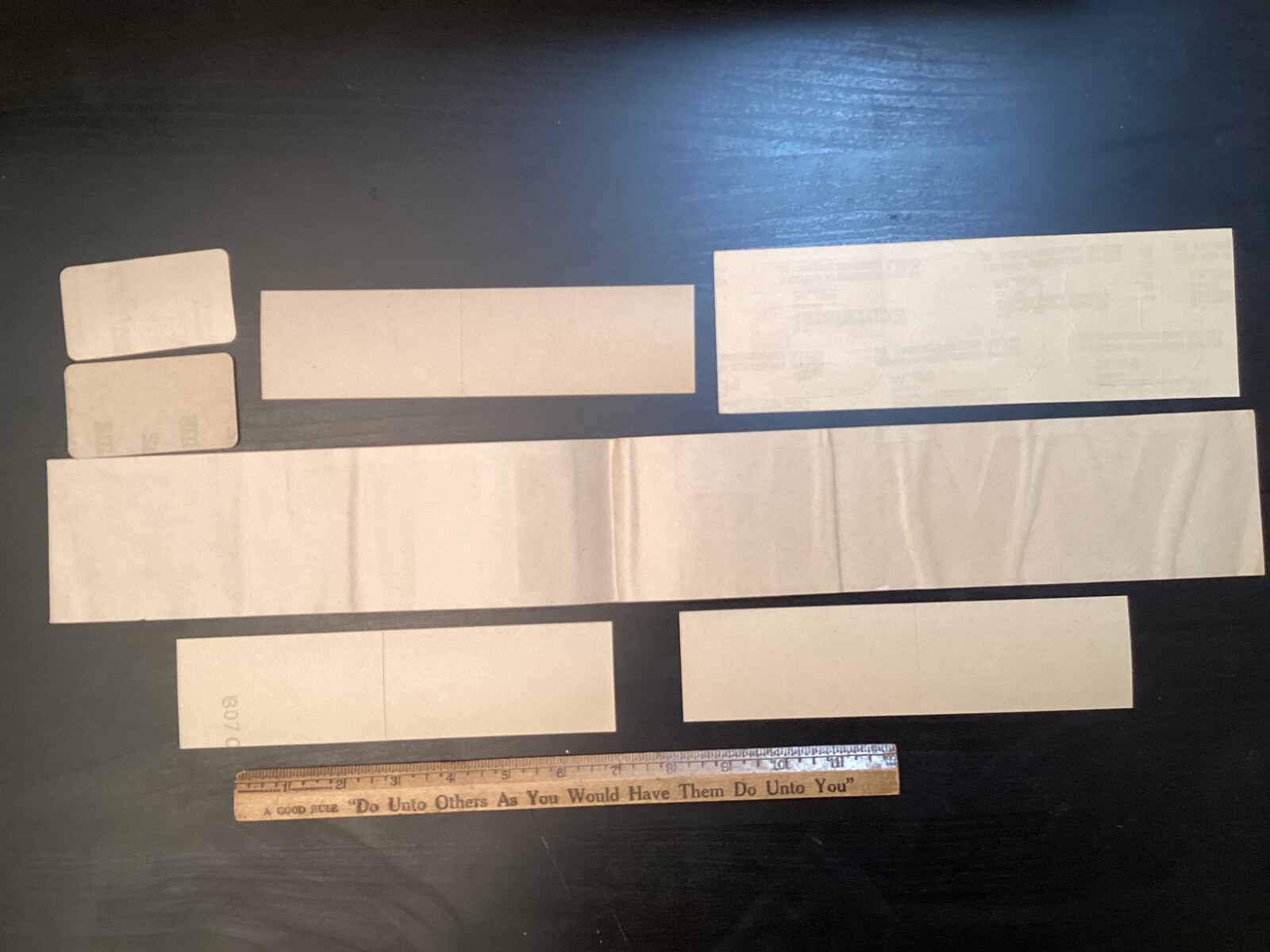 Seven Vtg. Decals White Farm Equipment « 385 » « White » « Safety » 2 Red, Orange