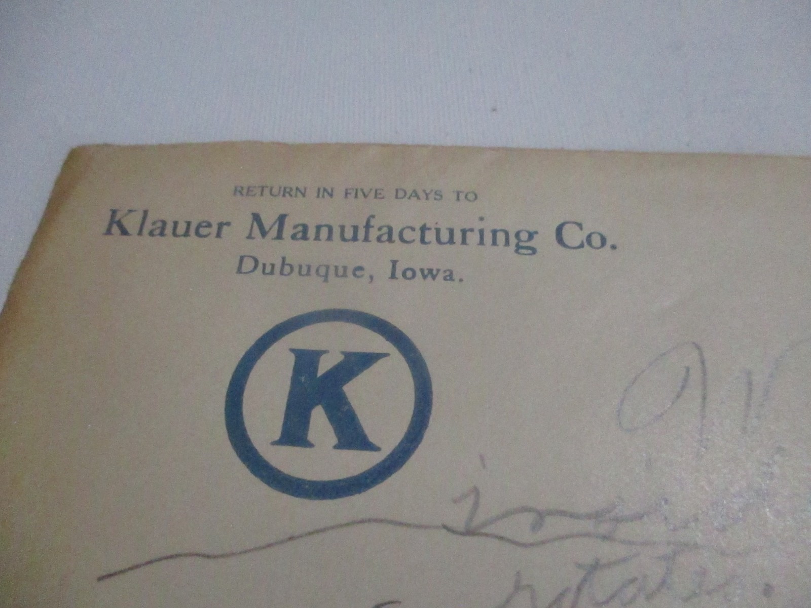 1920s Klauer Wild Oats Separator Brochure
