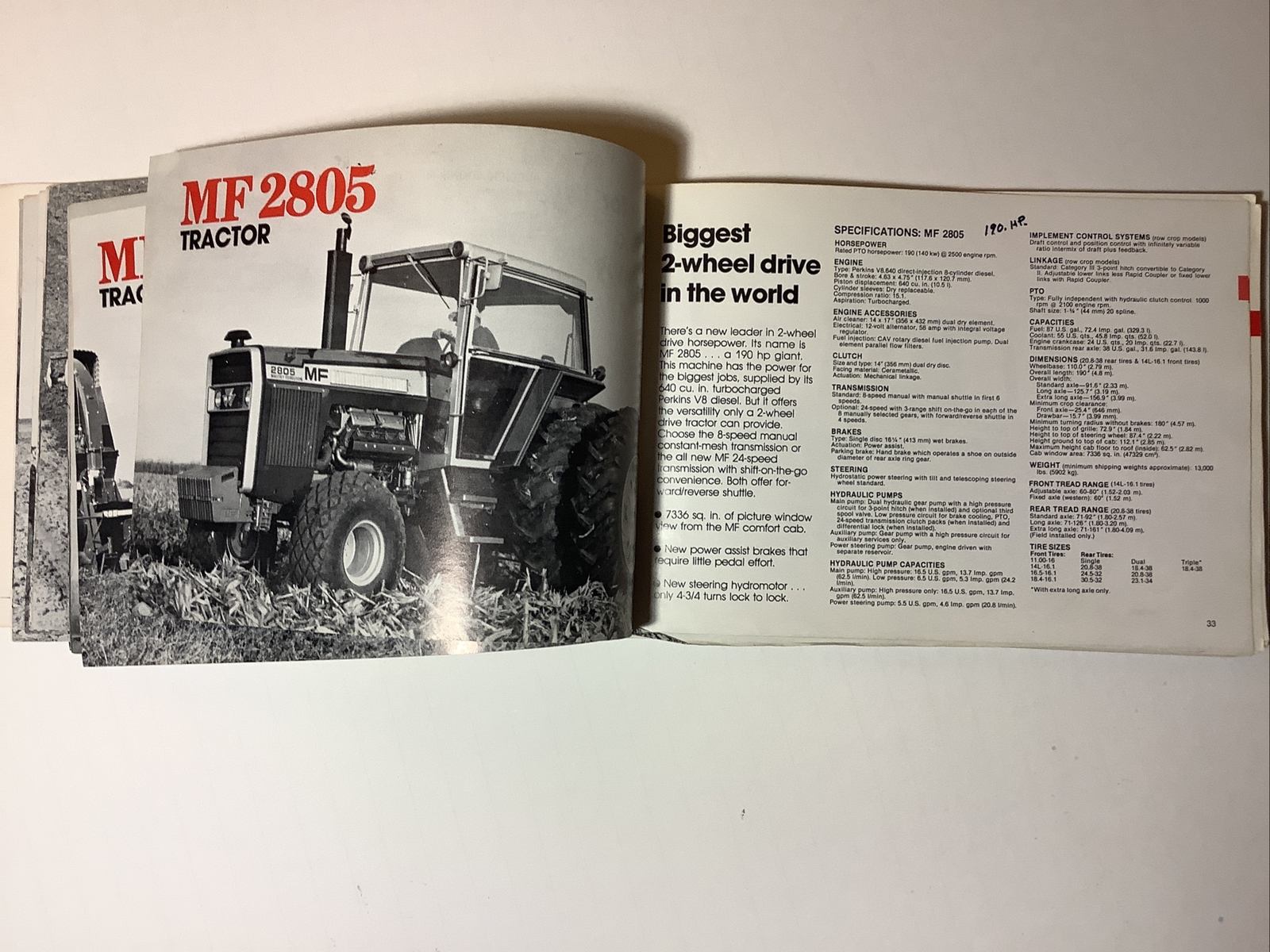 MASSEY-FERGUSON FARM MACHINERY GUIDE 1978 EDITION 212 PAGES