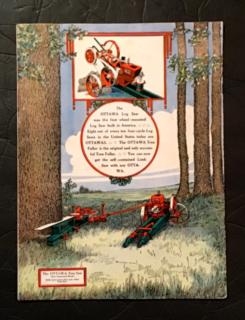 CIRCA 1920S OTTAWA SAW SALES CATALOG, OTTAWA, KANSAS