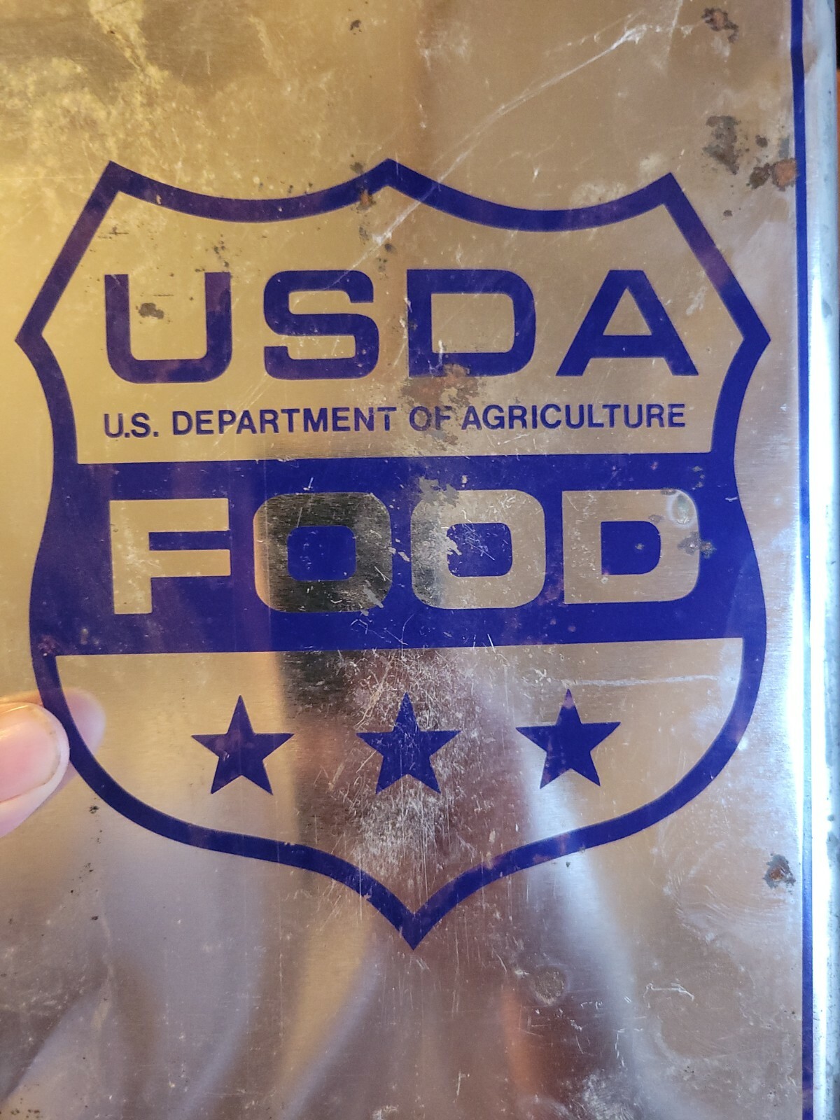 USDA u.s. department of agriculture food soy tin advertisement