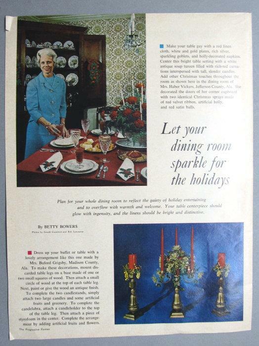 Original 1960 Farmlife Article Features Mrs Haber Vickers, Jefferson County AL