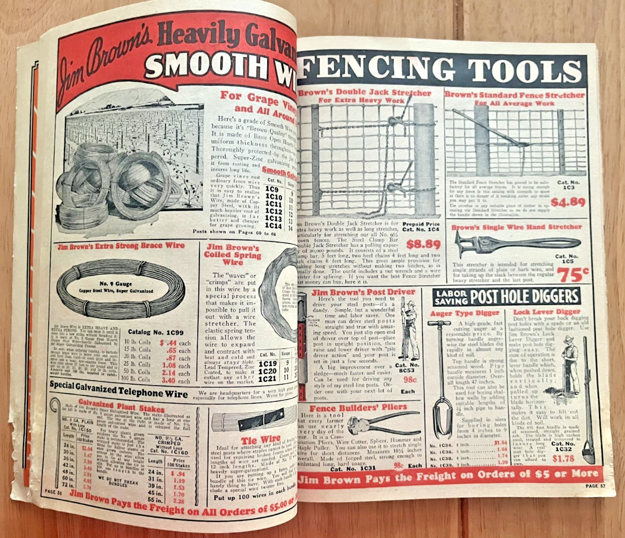 Jim Brown&rsquo;s 1932 farm & Fence illustrated catalog Brown fence & Wire Co