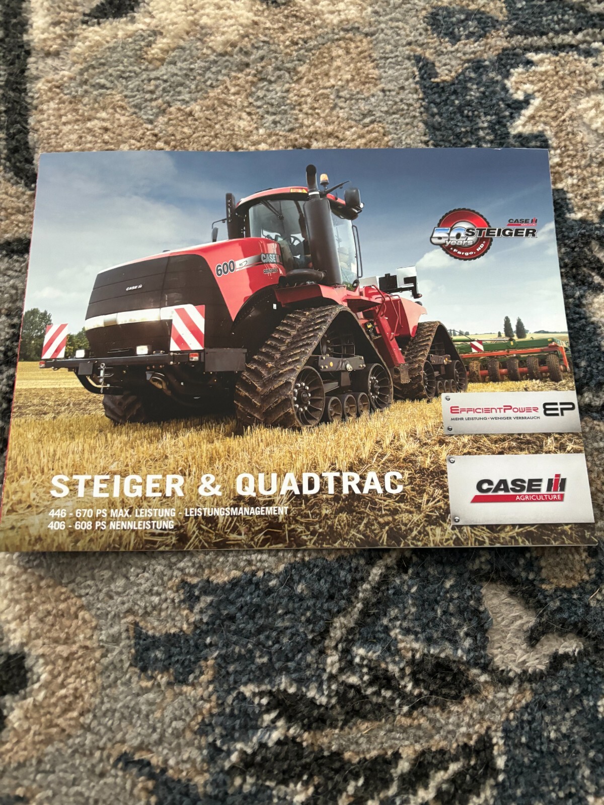 Case International Steiger & Quadrac Tractor For Germany Brochure FCCA24