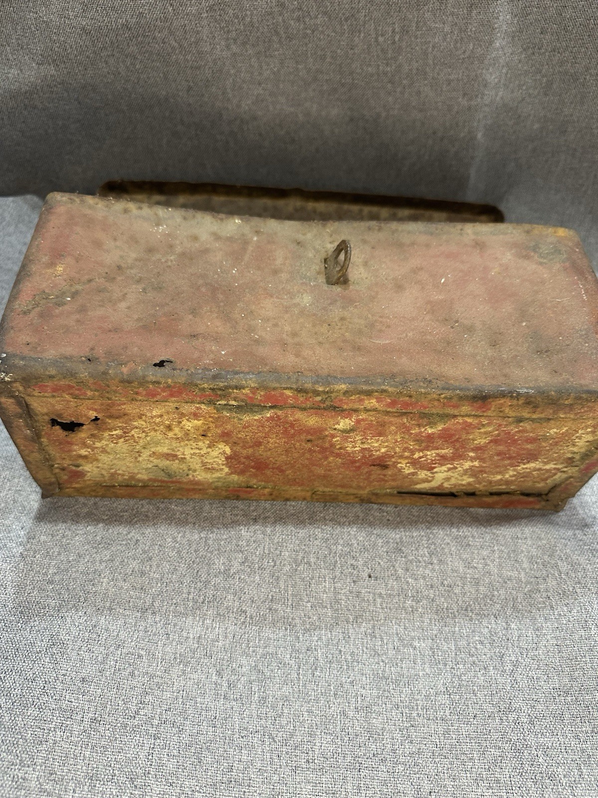 Vintage Fordson Tractor Tool Utility Box Embossed Lid Locking Clasp