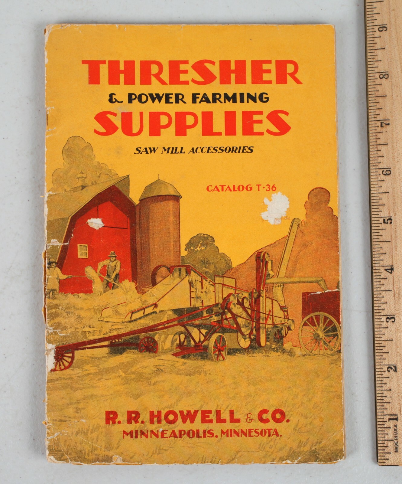1936 R.R. Howell Thresher & Power Farming Supply Catalog T-36 Minneapolis MN