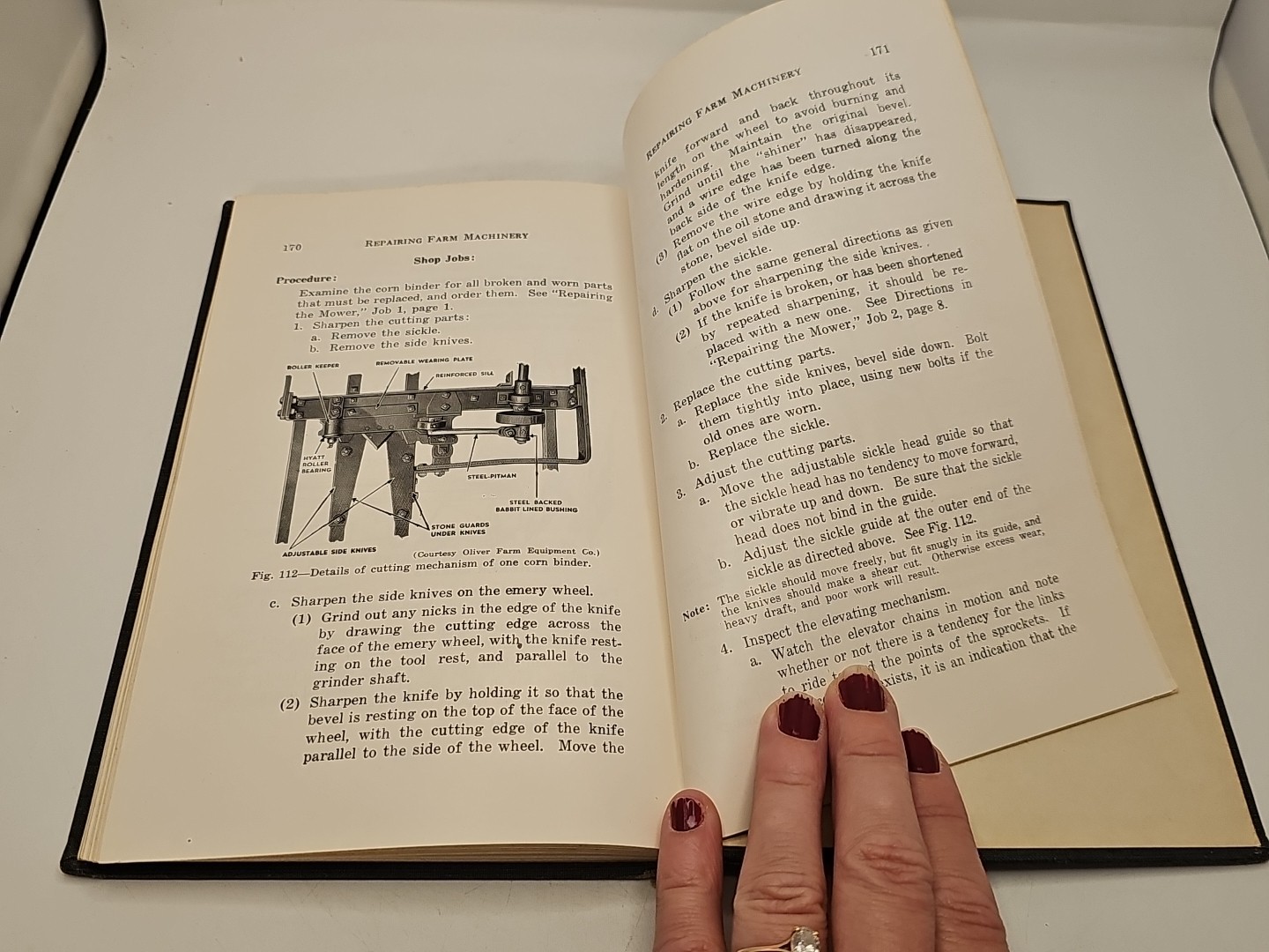 Book Repairing Farm Machinery truck tractor hit miss engine 1940 Morrison