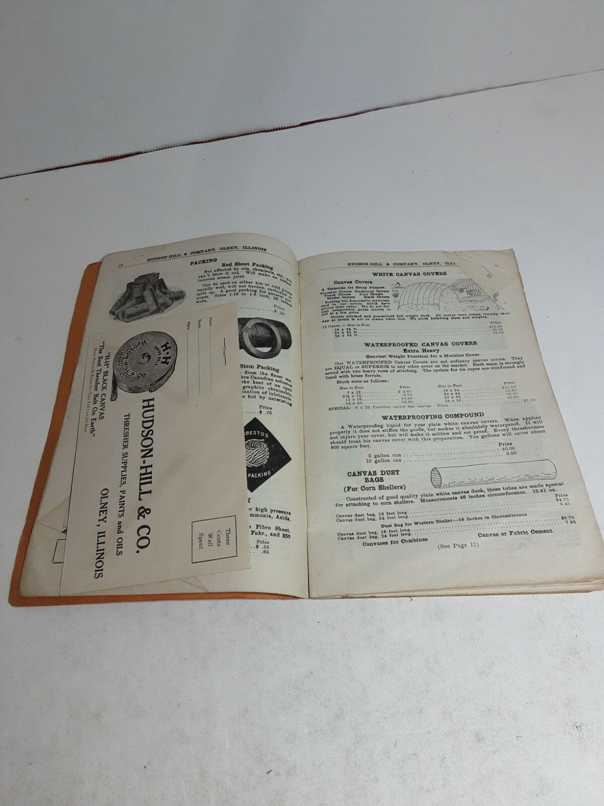 1936 Hudson – Hill & Co Thresher And Mill Supply Catalog