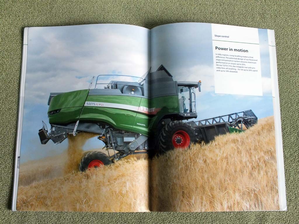 FENDT C-Series Grain Combine Argicultural Farm Equipment Brochure 2015