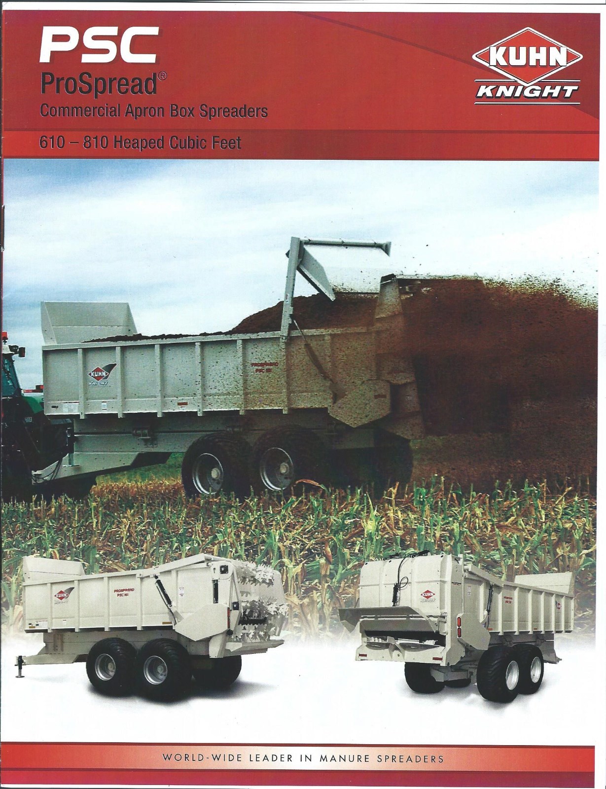 Farm Equipment Brochure – Kuhn Knight PSC series Manure Spreader – 2012 (F5098)